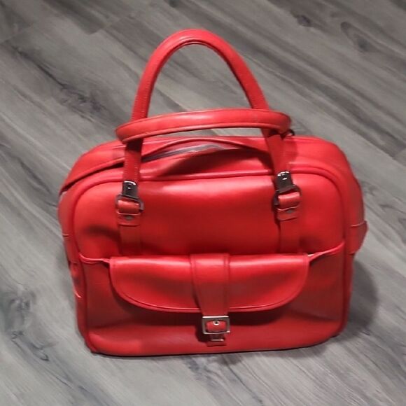 American Tourister Handbags - Vintage Tomato Red American Tourister Travel Bag